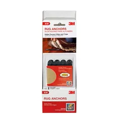 3M Black Vinyl Indoor Rug Anchor 3.9 W x 8.8 L ft. x 12 Thick in.
