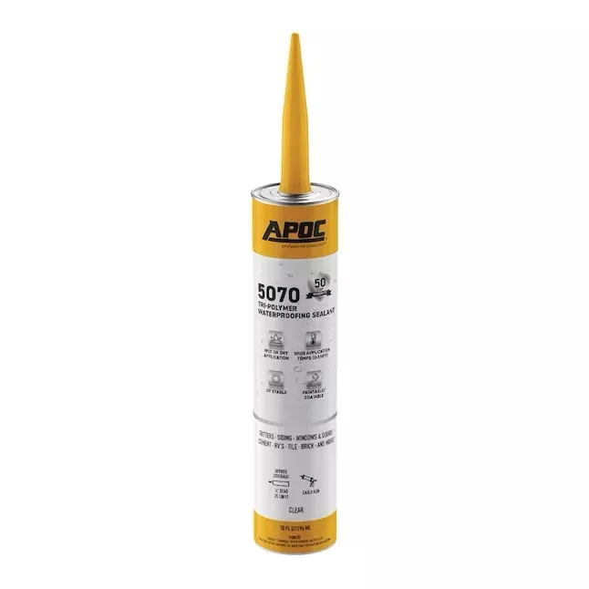 APOC 5070 10.1-oz Waterproof Elastomeric Cement Roof Sealant