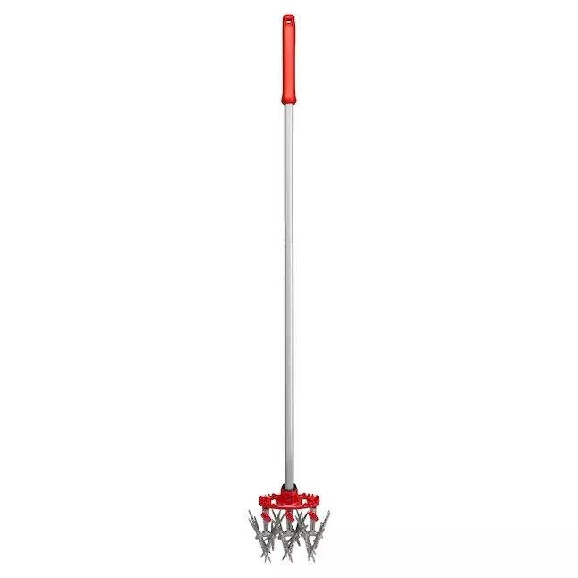 Corona Comfortgel Disccultivator Rotating 3-Tine Long-handle Cultivator