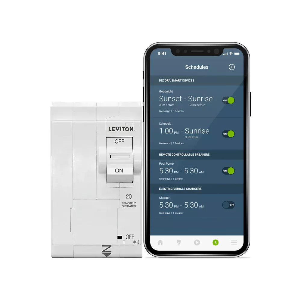 Disjoncteur standard Leviton SMART 2e génération, bipolaire, 20 A, modèle LB220-ST*