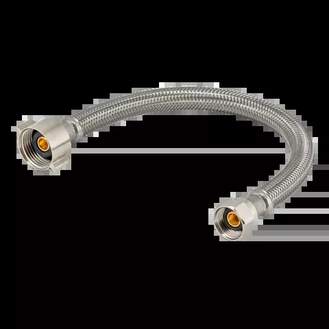 Eastman 1/2 in. Compression x 7/8 in. BC x 16 in. Braided Toilet Connector