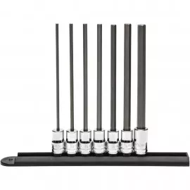 GearWrench 82537 Hex Bit Socket Set, 3/8" Drive, 7-Piece SAE Long Length