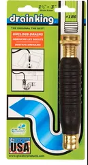 GT Water Products Drain King Manual Unclogger 1-1/2 in.