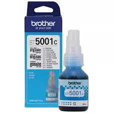 New, Pre-Owned - Brother BT5001 High Yield Cyan ink bottle