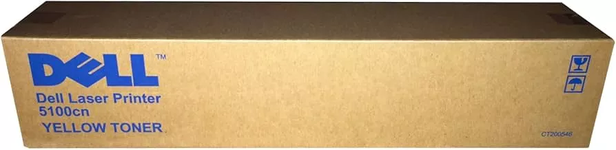 New, Pre-Owned - Dell 5100CN High Yield Yellow Toner Cartridge, G5774